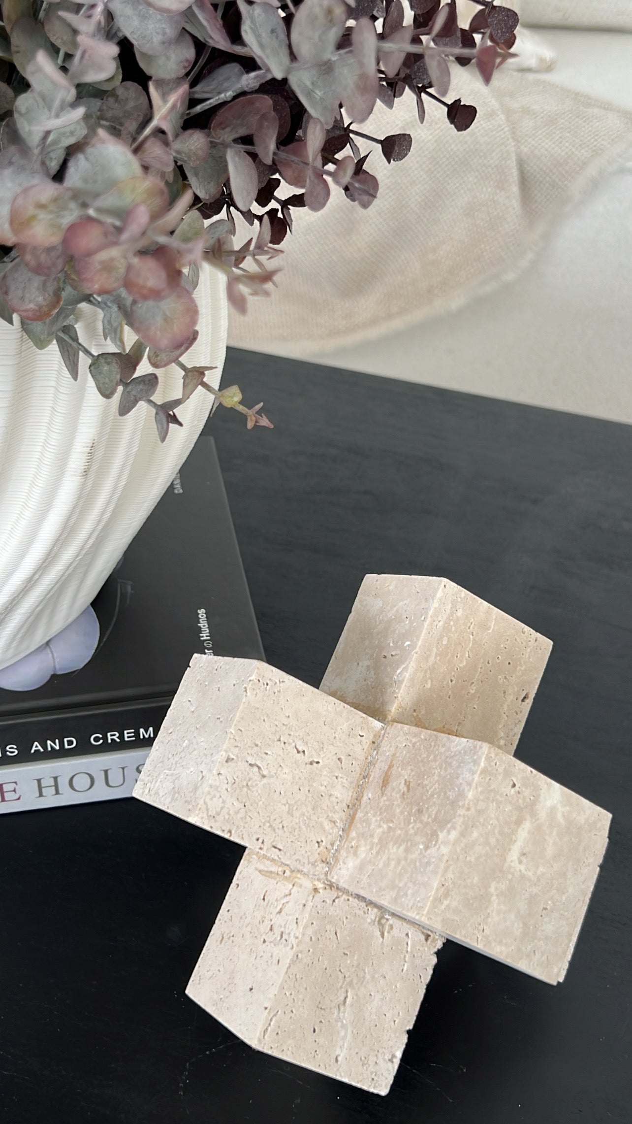 Geometric Travertine Stone - Luscious Homewares