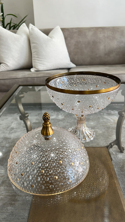Alamir round dome Jar - Luscious Homewares