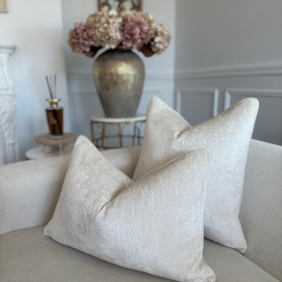 Rena ivory cushion - Luscious Homewares
