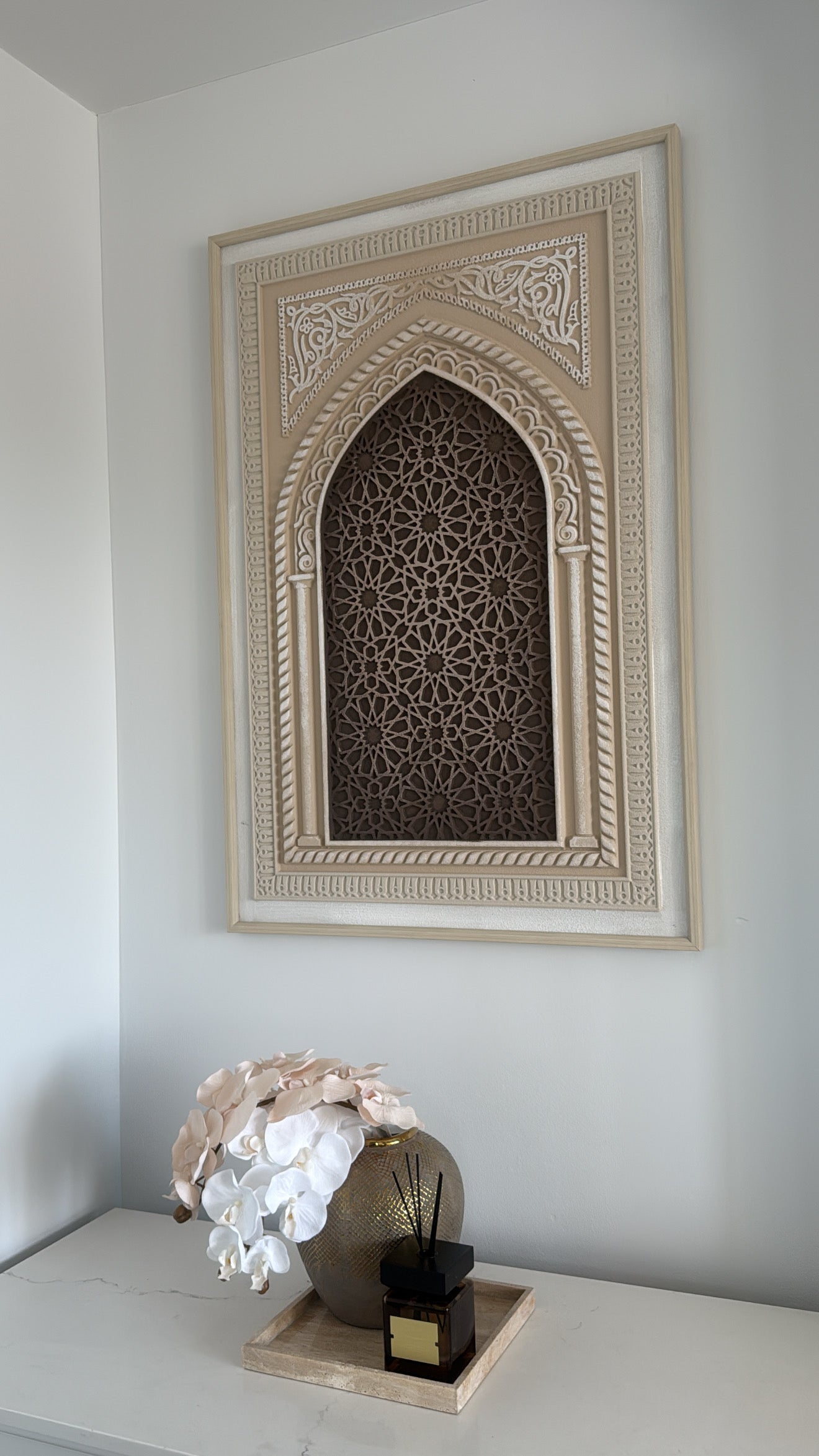 Moroccan style wall frame stone effect - Luscious Homewares