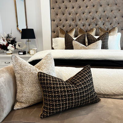Fransico tweed Cushion - Luscious Homewares