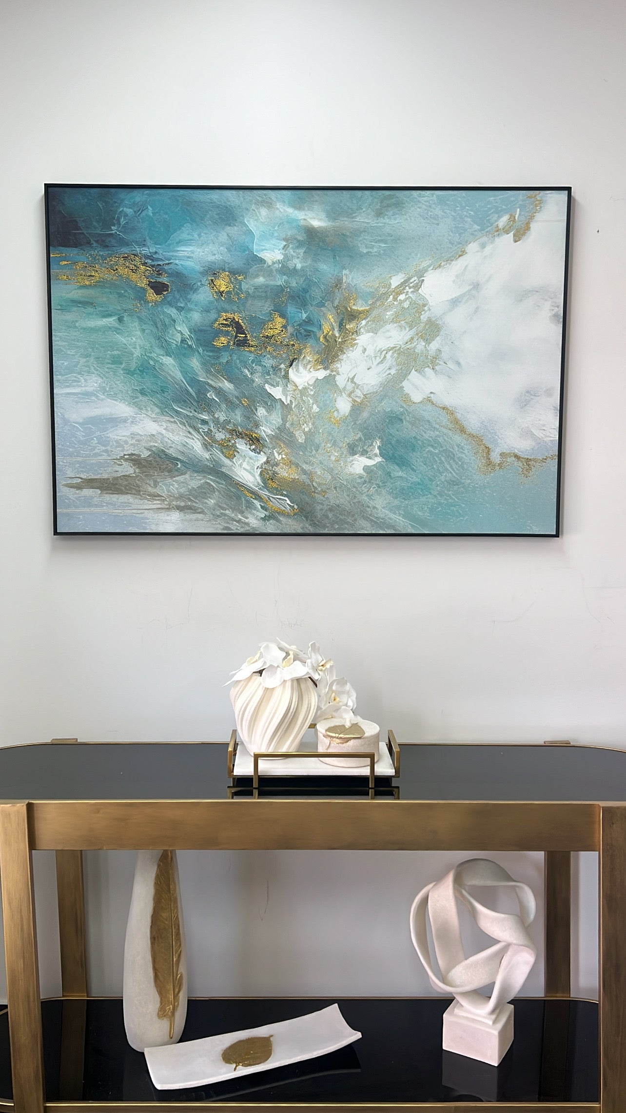 Arctic sea wall art frame - Luscious Homewares