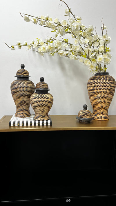 Pablo ginger jars - Luscious Homewares