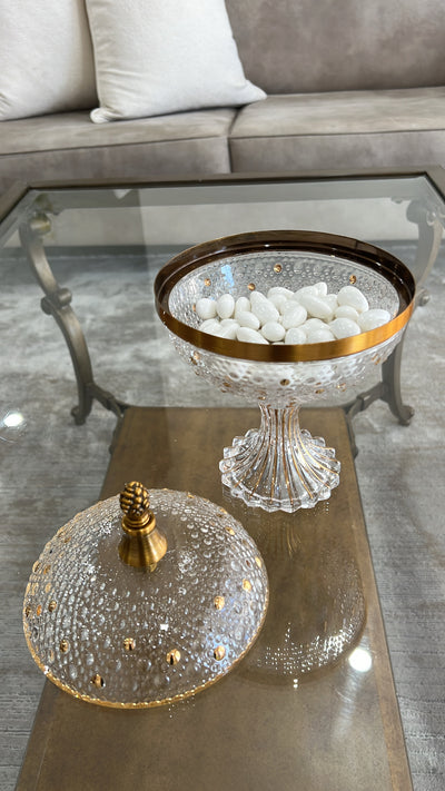 Alamir round dome Jar - Luscious Homewares