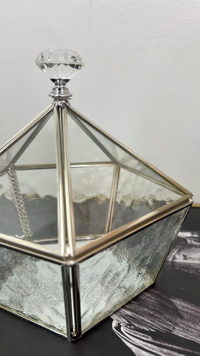 Naya silver box / serving - Luscious Homewares