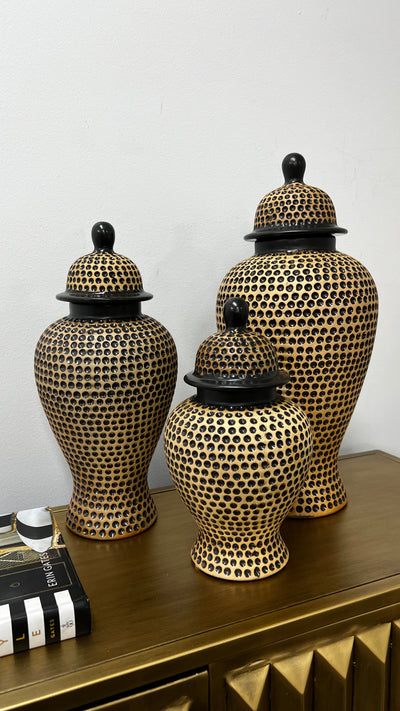 Pablo ginger jars - Luscious Homewares