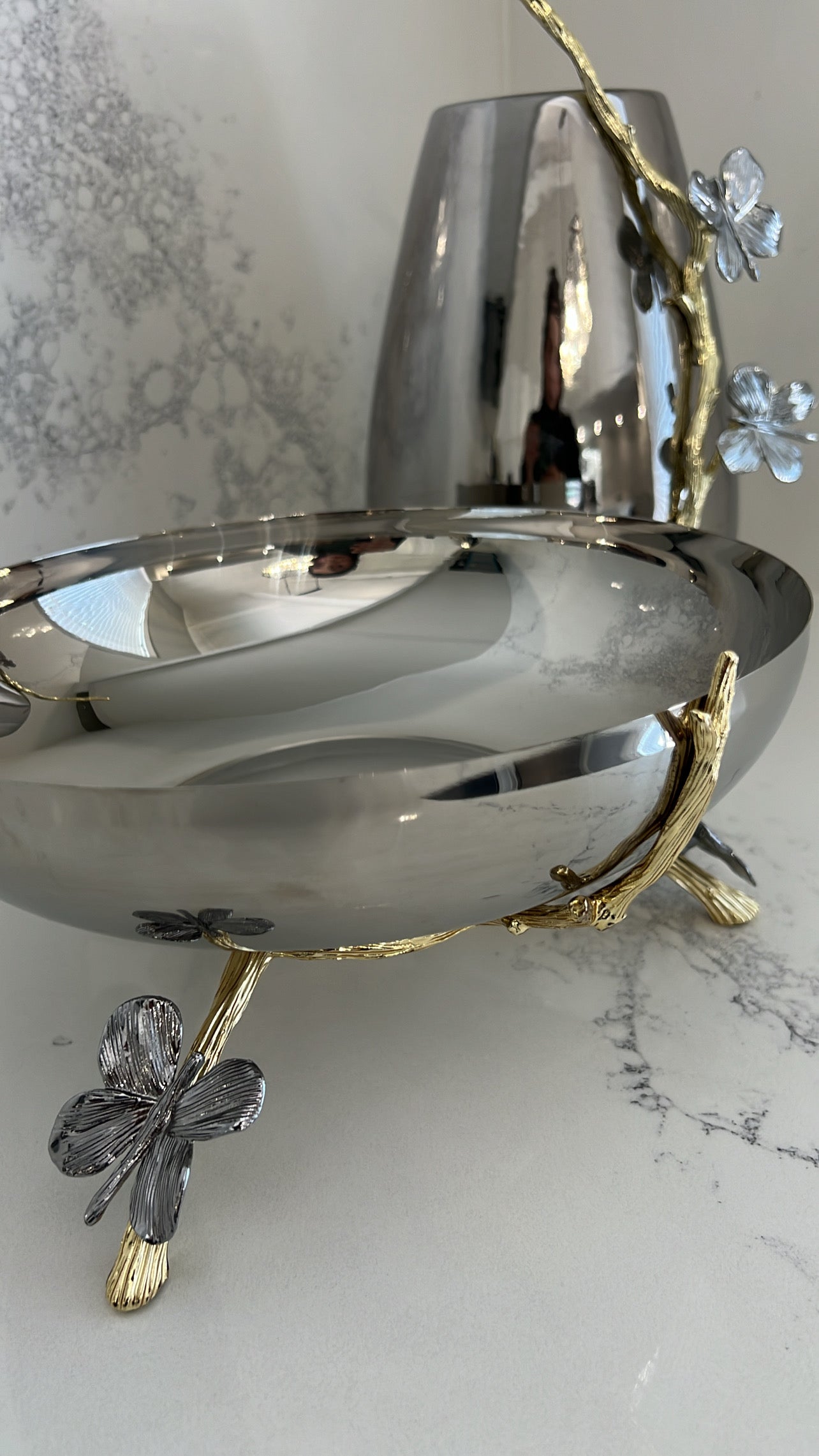 Butterfly serving / decrotive bowl - Luscious Homewares