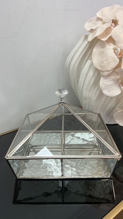 Naya silver compartment box / serving - Luscious Homewares