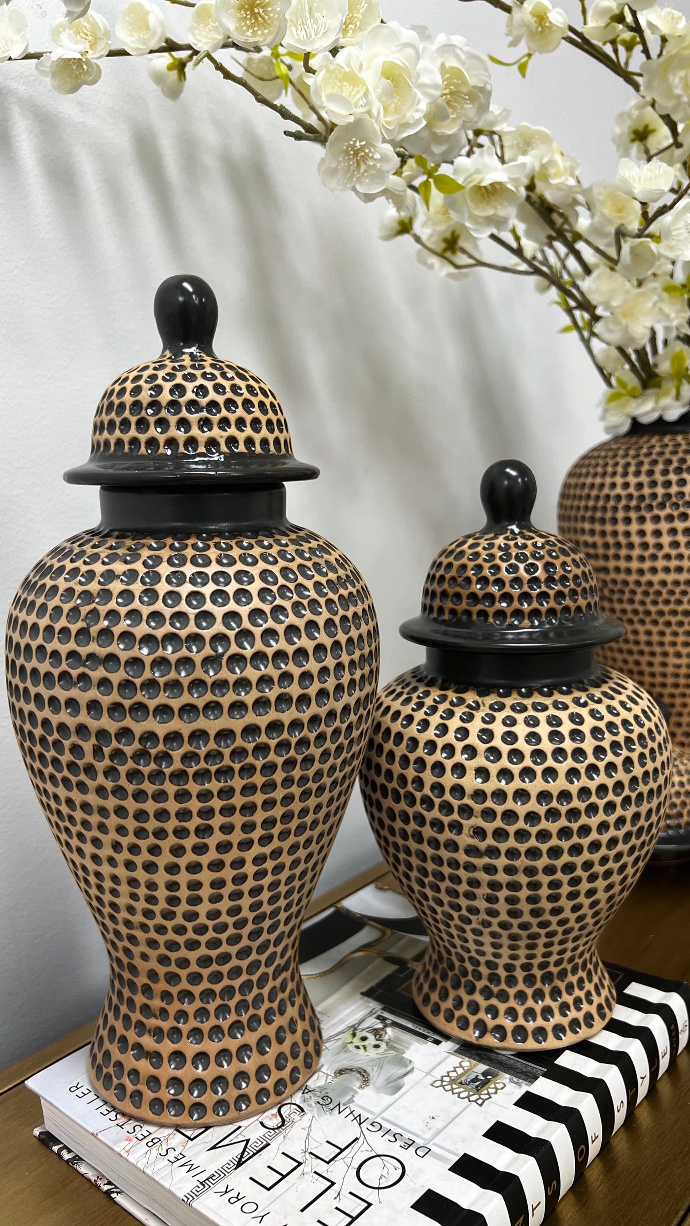 Pablo ginger jars - Luscious Homewares