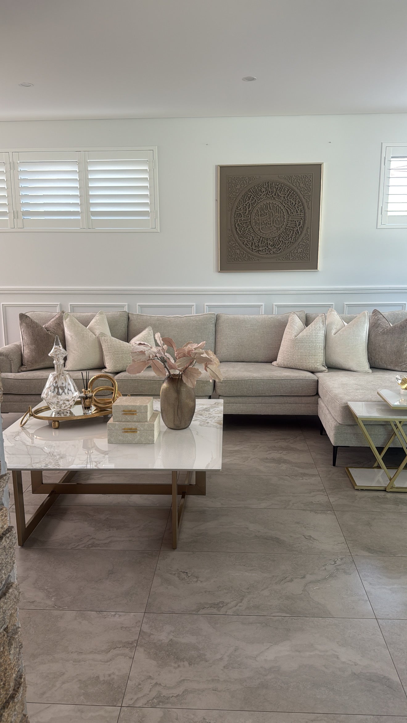 Rena ivory cushion - Luscious Homewares