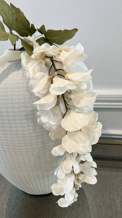 Wisteria artificial stem                                 Available in 3 colours - Luscious Homewares
