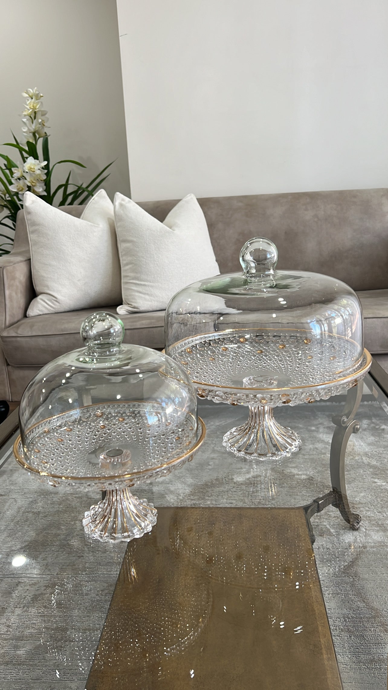 Alamir serving cake + dome - Luscious Homewares