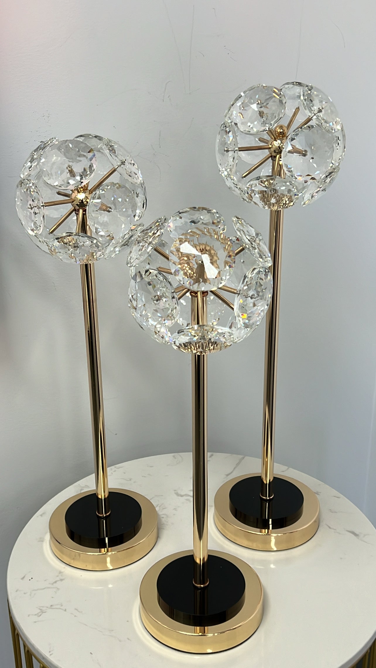 Opulent crystal ball stand - Luscious Homewares
