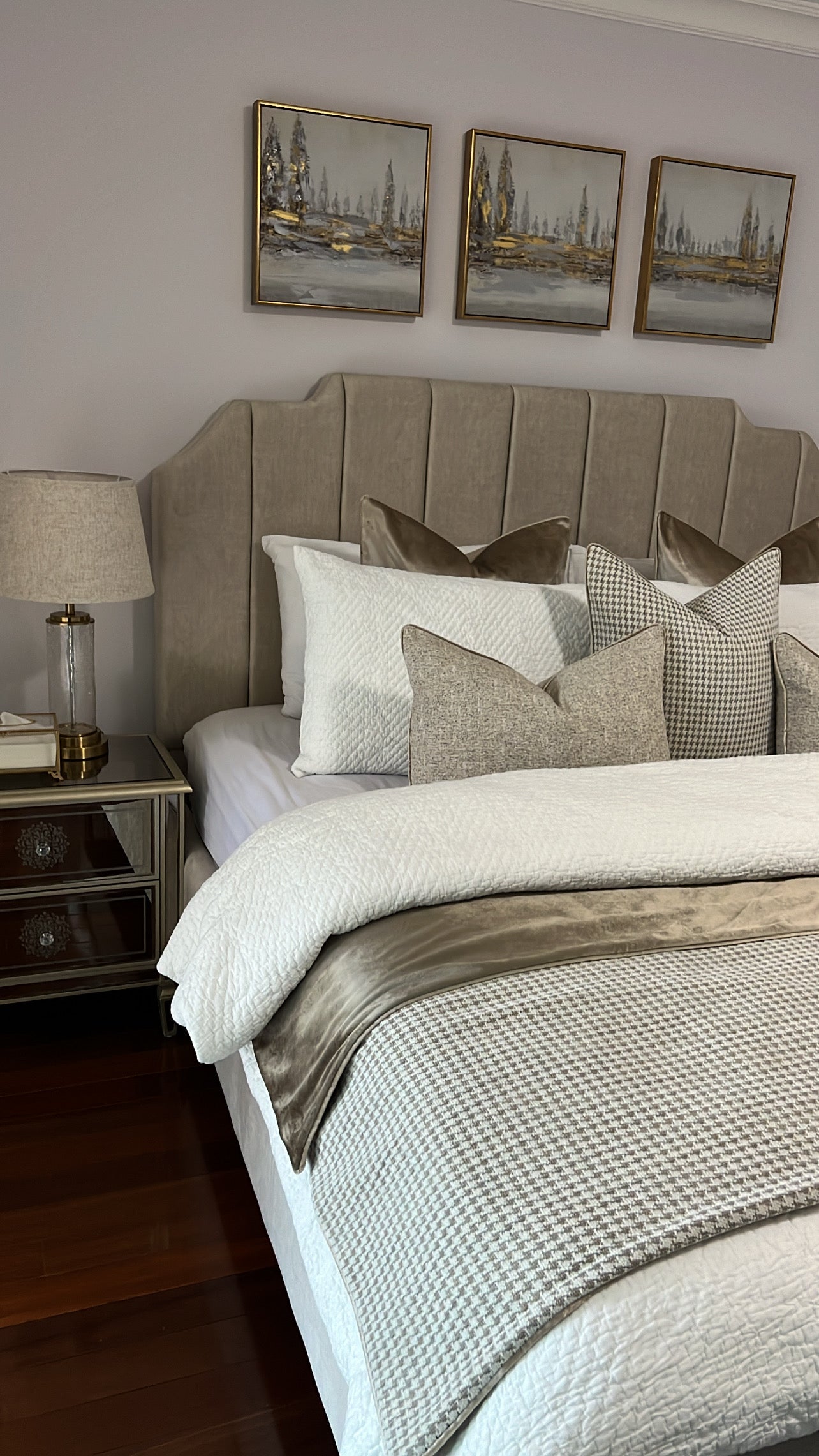 Laurent nude throw 140x220cm - Luscious Homewares