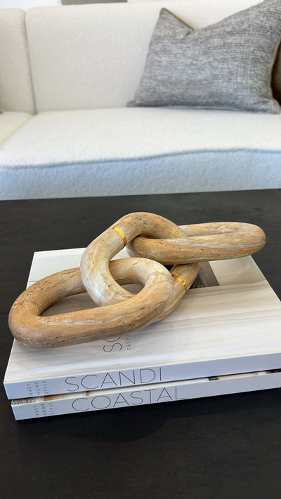 Wooden chain links - Luscious Homewares