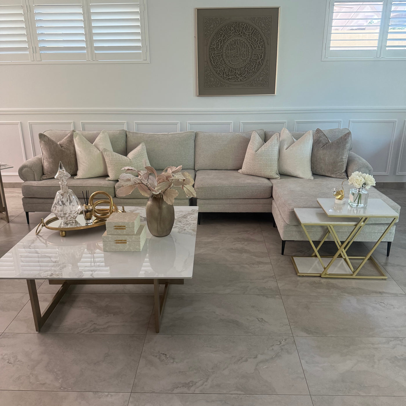 Malaz luxury cushion - Luscious Homewares