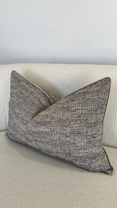 Celestial Echo black cushion - Luscious Homewares