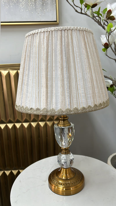 Lacey Crystal table Lamp - Luscious Homewares