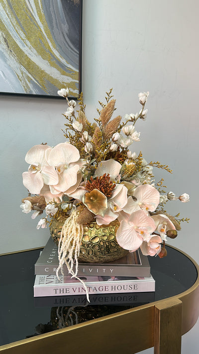 Sunkist floral arrangement - Luscious Homewares