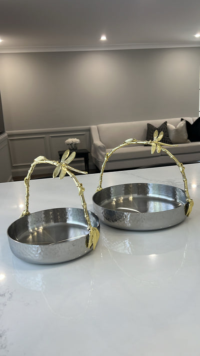 Dragonfly serving / decorative handle tray - Luscious Homewares