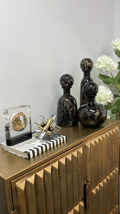 Gallery Crystal mechanical clock - Luscious Homewares