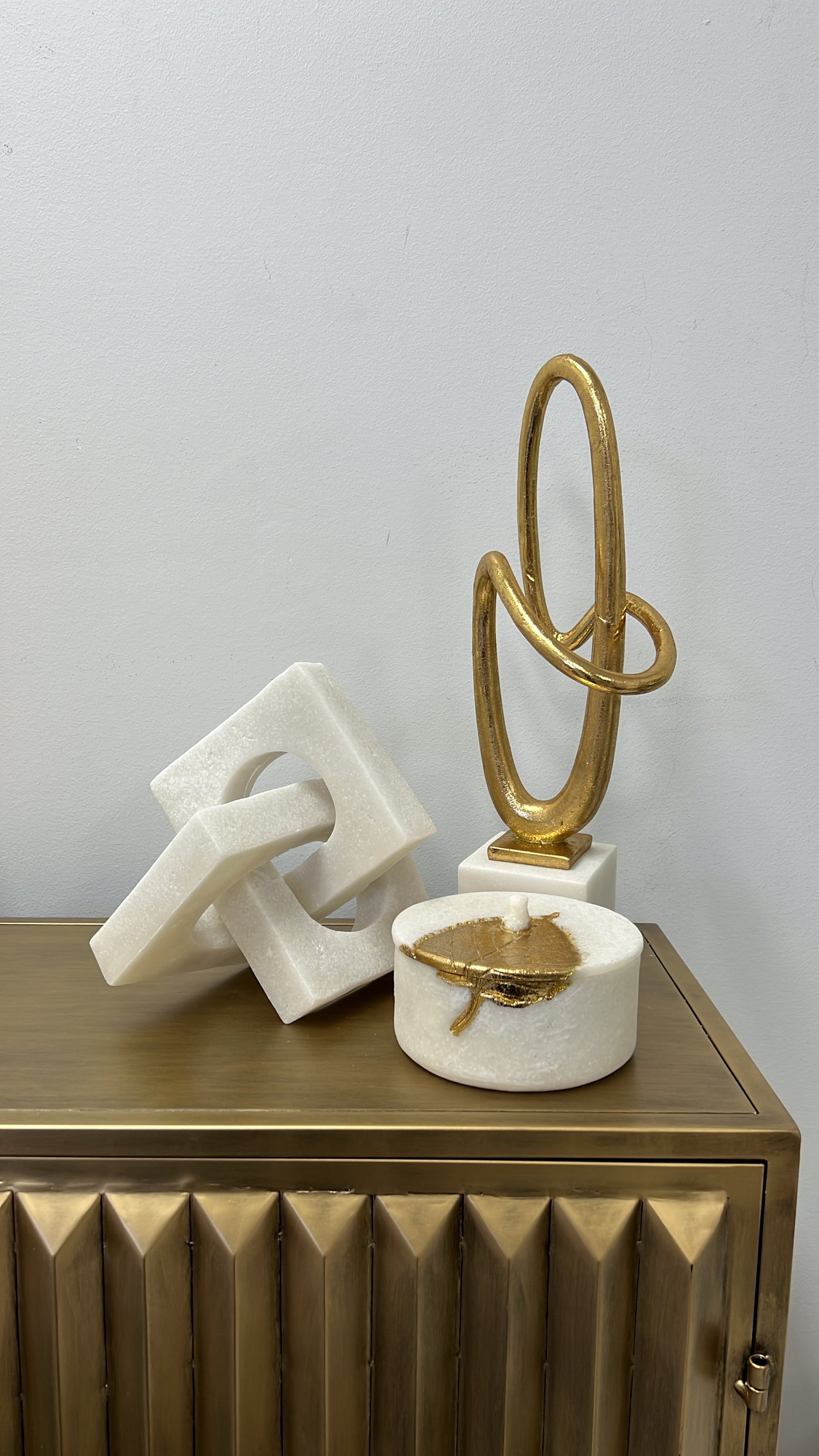 Links granite resin sculpture - Luscious Homewares