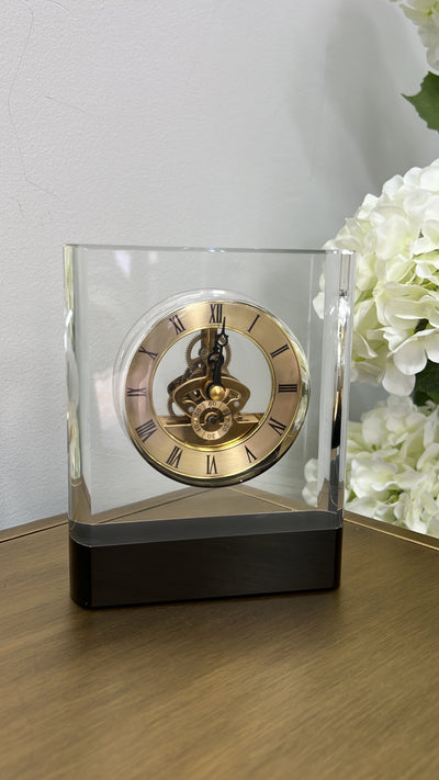 Gallery Crystal mechanical clock - Luscious Homewares