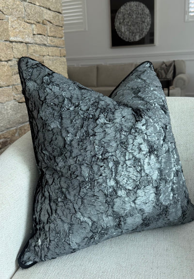 Miss Eden silver cushion  55x55 limited edition - Luscious Homewares