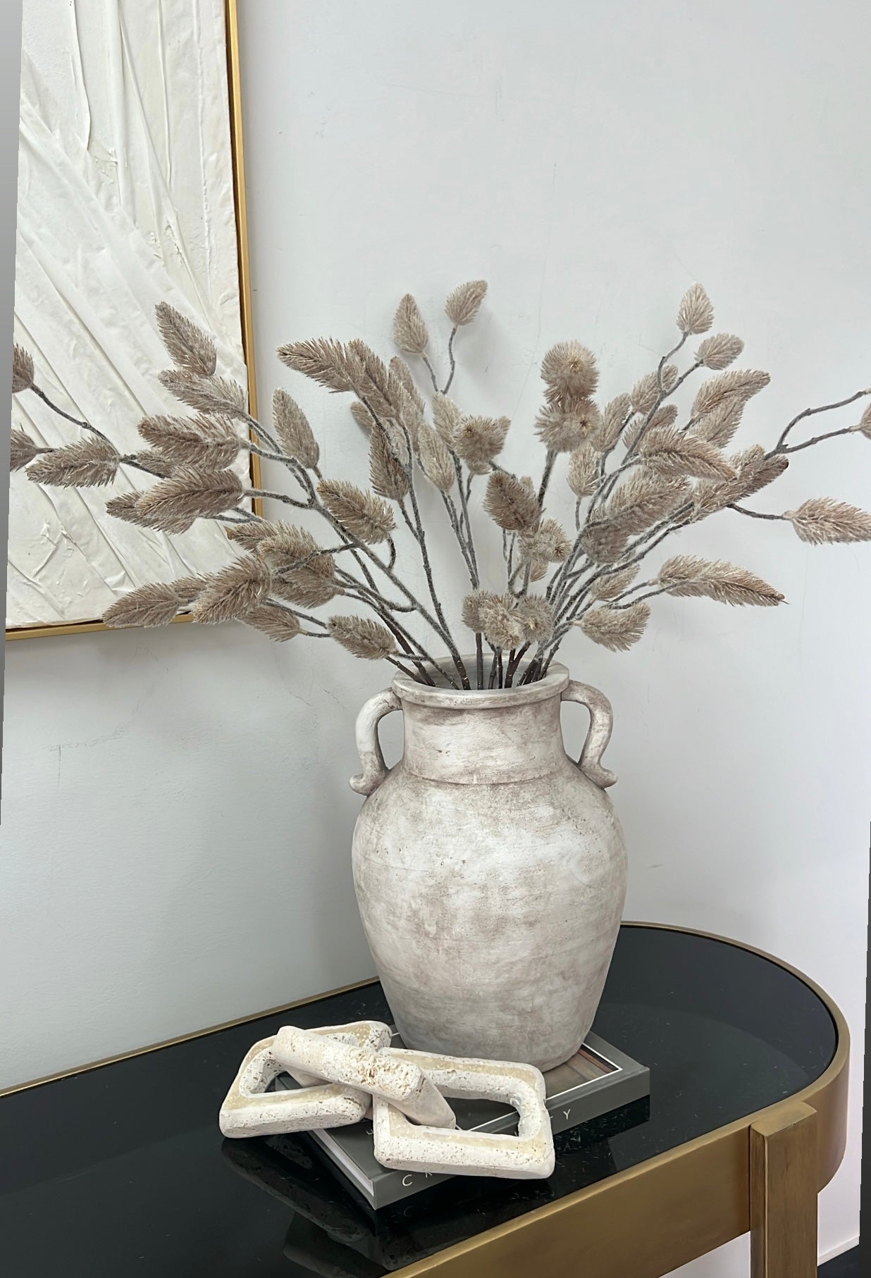 Long Bunny tail Faux stem                                 Available in 4 colours - Luscious Homewares