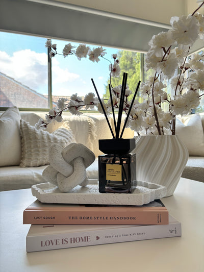 Luxury glass diffuser red teak scent 200ml - Luscious Homewares