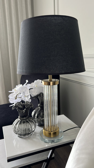 Roya Crystal glass table Lamp - Luscious Homewares