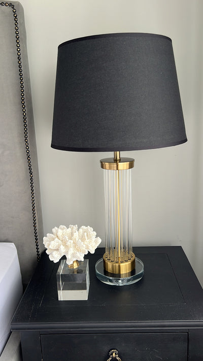 Roya Crystal glass table Lamp - Luscious Homewares