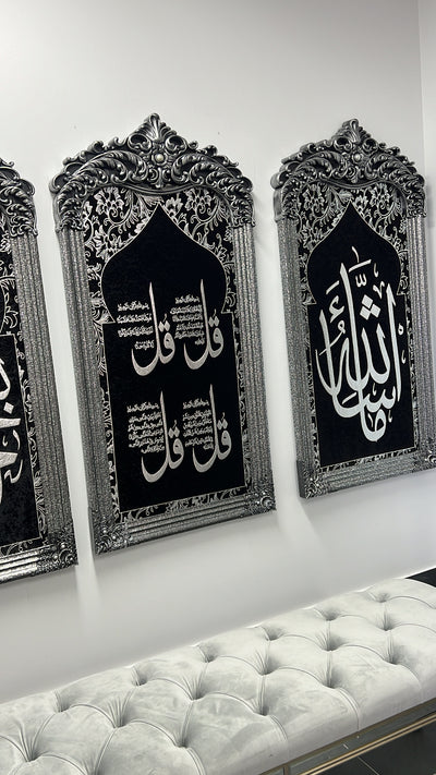 Calligraphy black and silver kid - Luscious Homewares