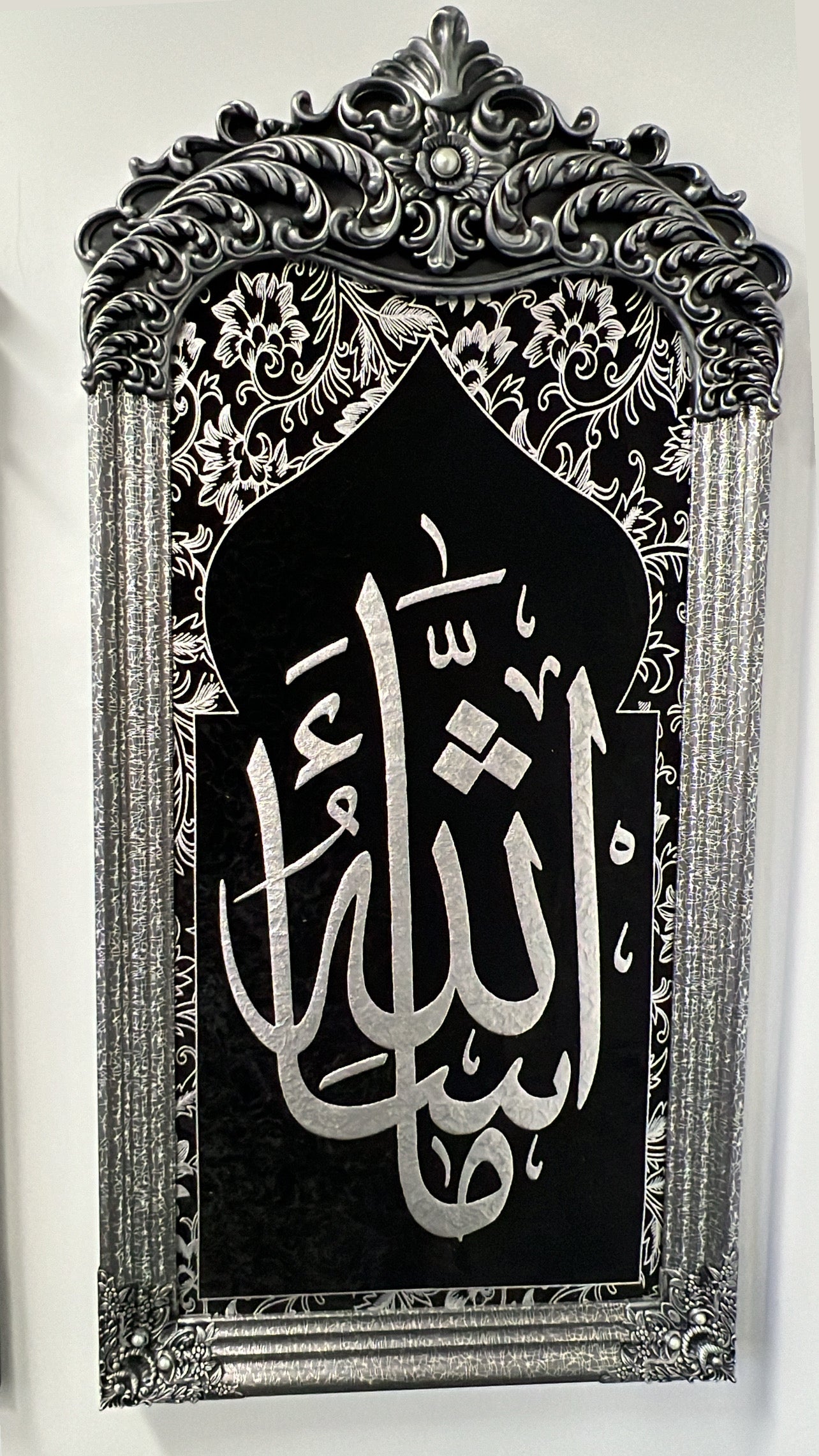 Calligraphy black and silver kid - Luscious Homewares