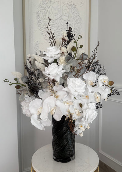 Silver blooms Floral Arrangement