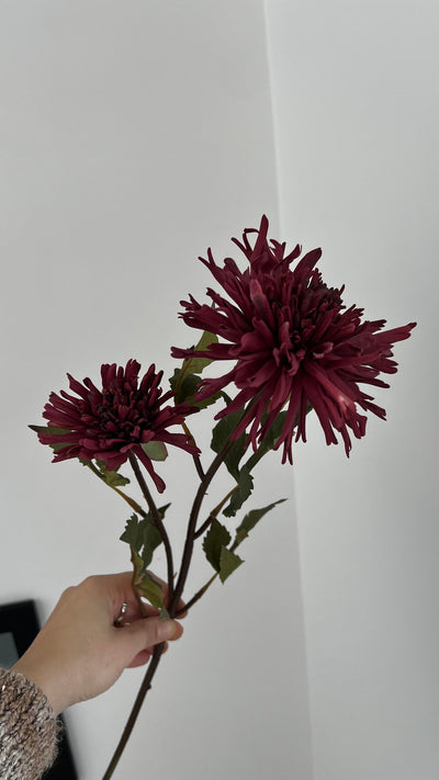 Dahlia artificial bloom stem - Luscious Homewares