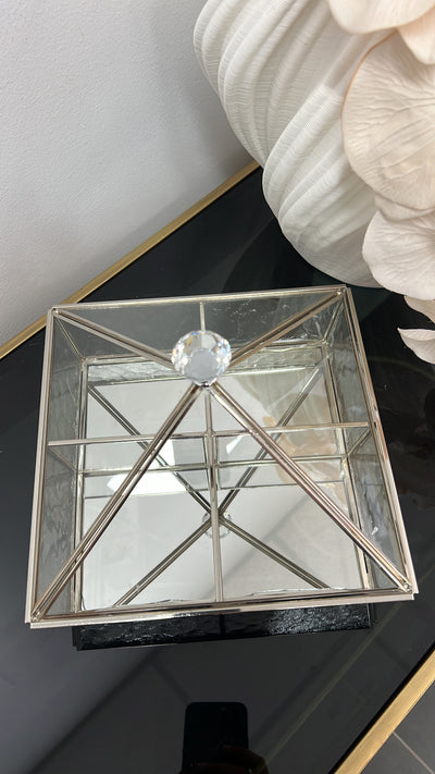 Naya silver compartment box / serving - Luscious Homewares