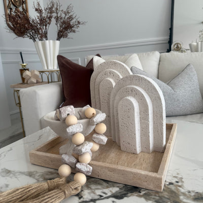 Terra Stone arch sculpture - Luscious Homewares