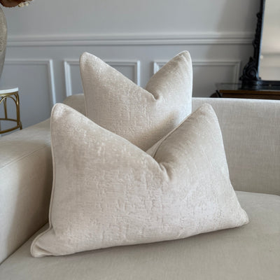 Rena ivory cushion - Luscious Homewares
