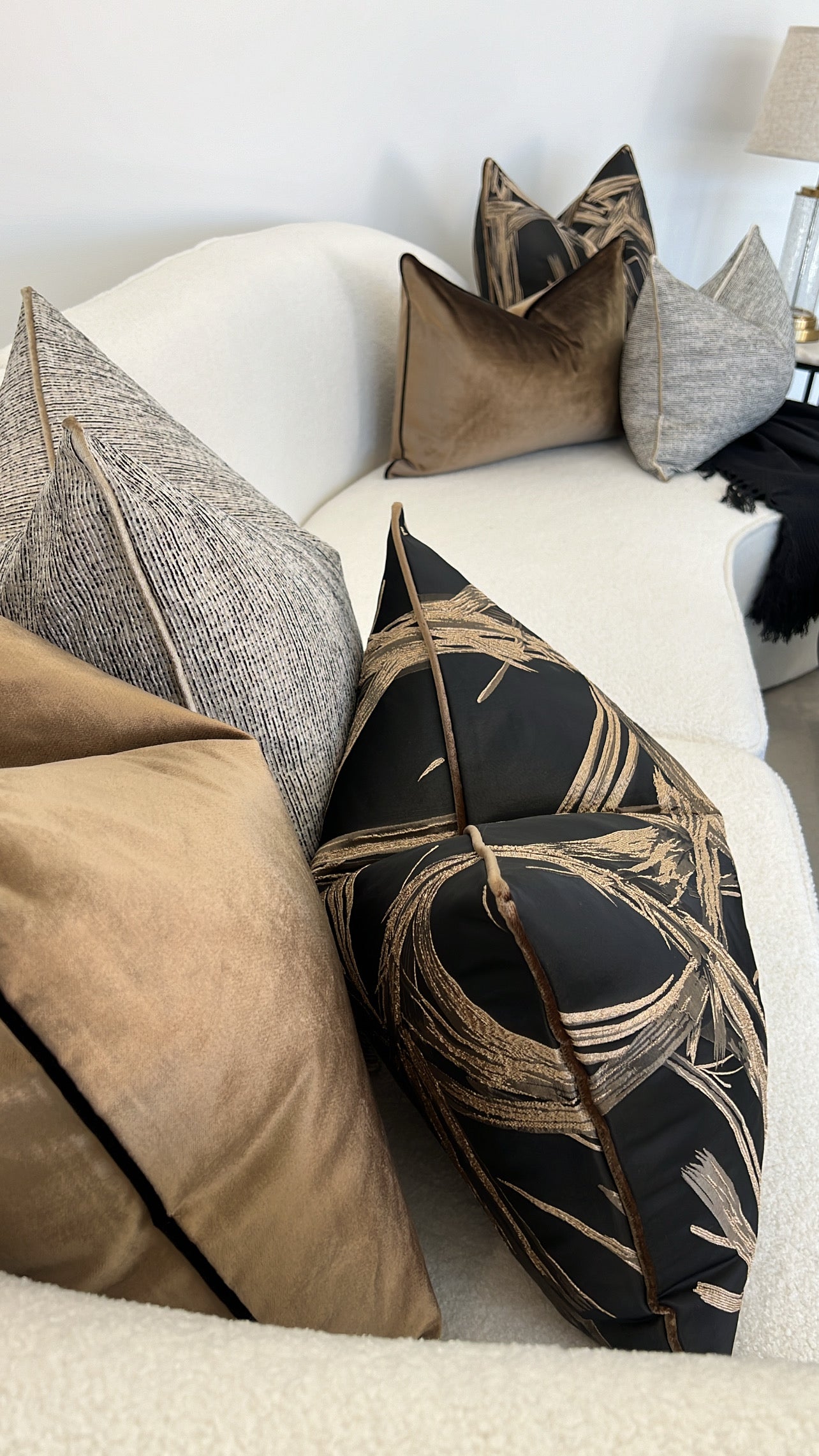 Raffifa cushion - Luscious Homewares