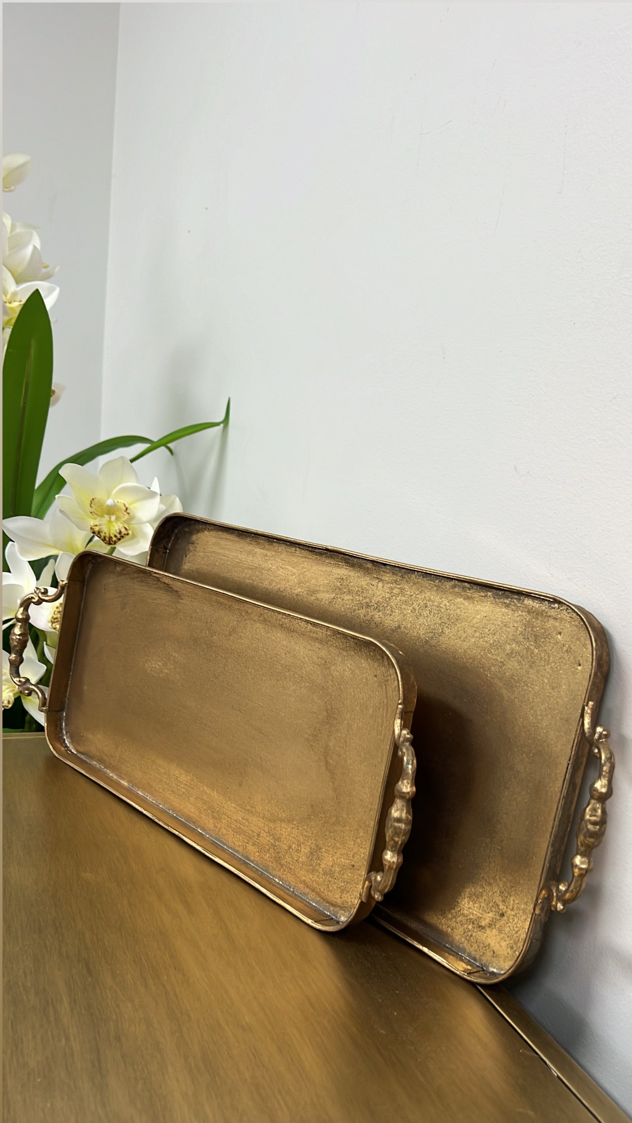 Vintage Rustic rectangle tray - Luscious Homewares