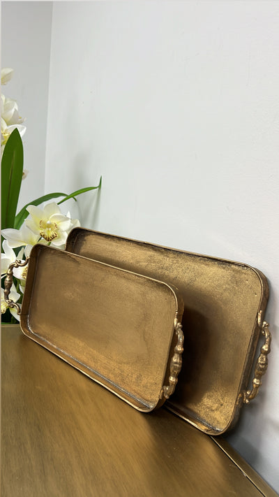 Vintage Rustic rectangle tray - Luscious Homewares