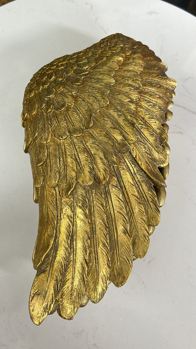 Angel gold wing box - Luscious Homewares