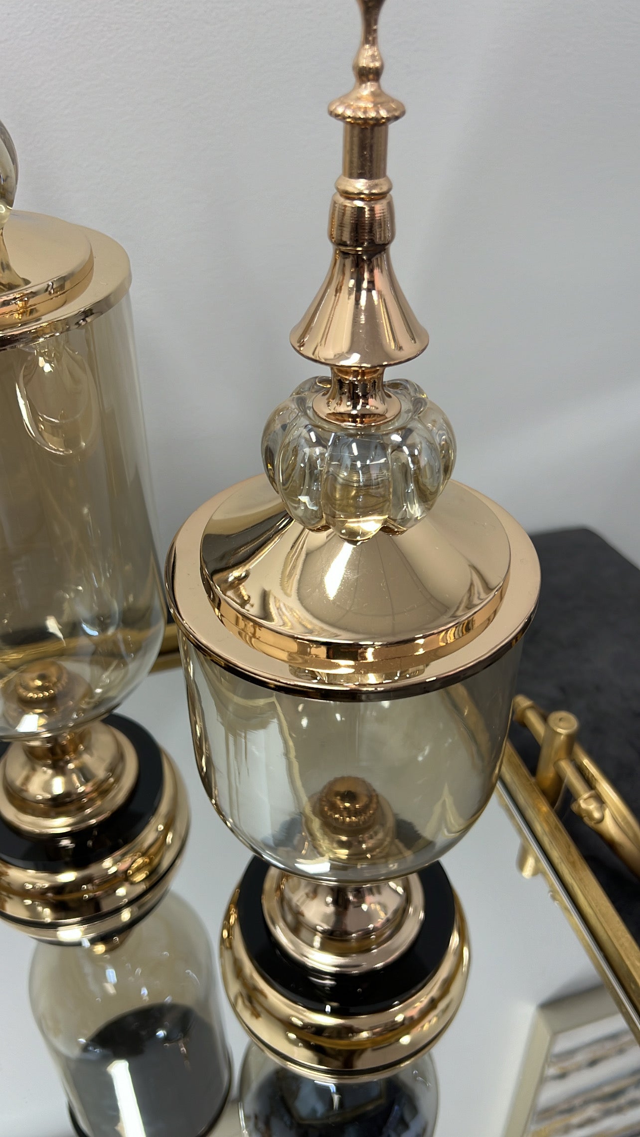 Reign gold jar - Luscious Homewares