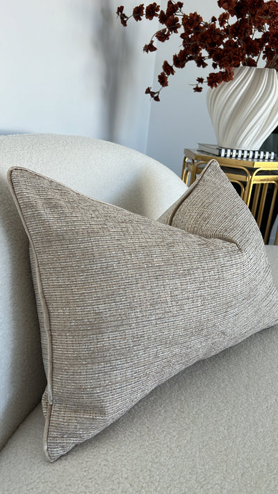 Celestial Echo neutral cushion - Luscious Homewares