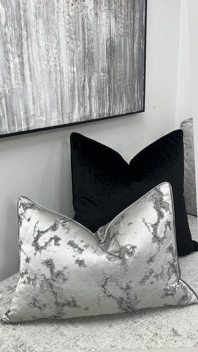 Luxe black cushion - Luscious Homewares